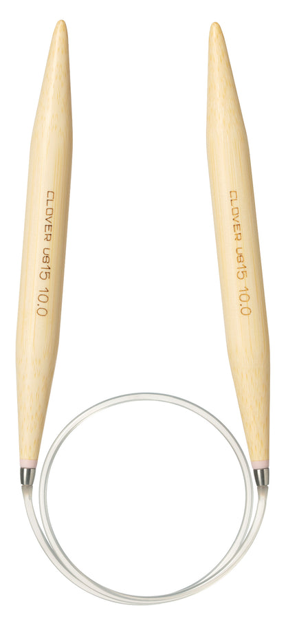 Clover Takumi Pro bamboo circular knitting needle 40cm 10mm in packaging