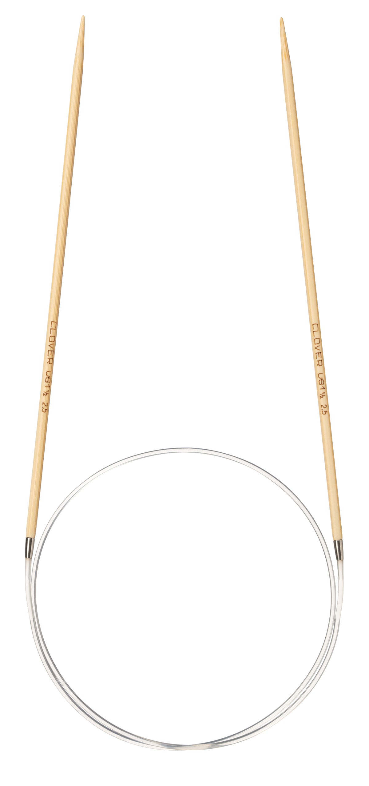 Clover Takumi Pro bamboo circular knitting needle 60cm 2.5mm in packaging