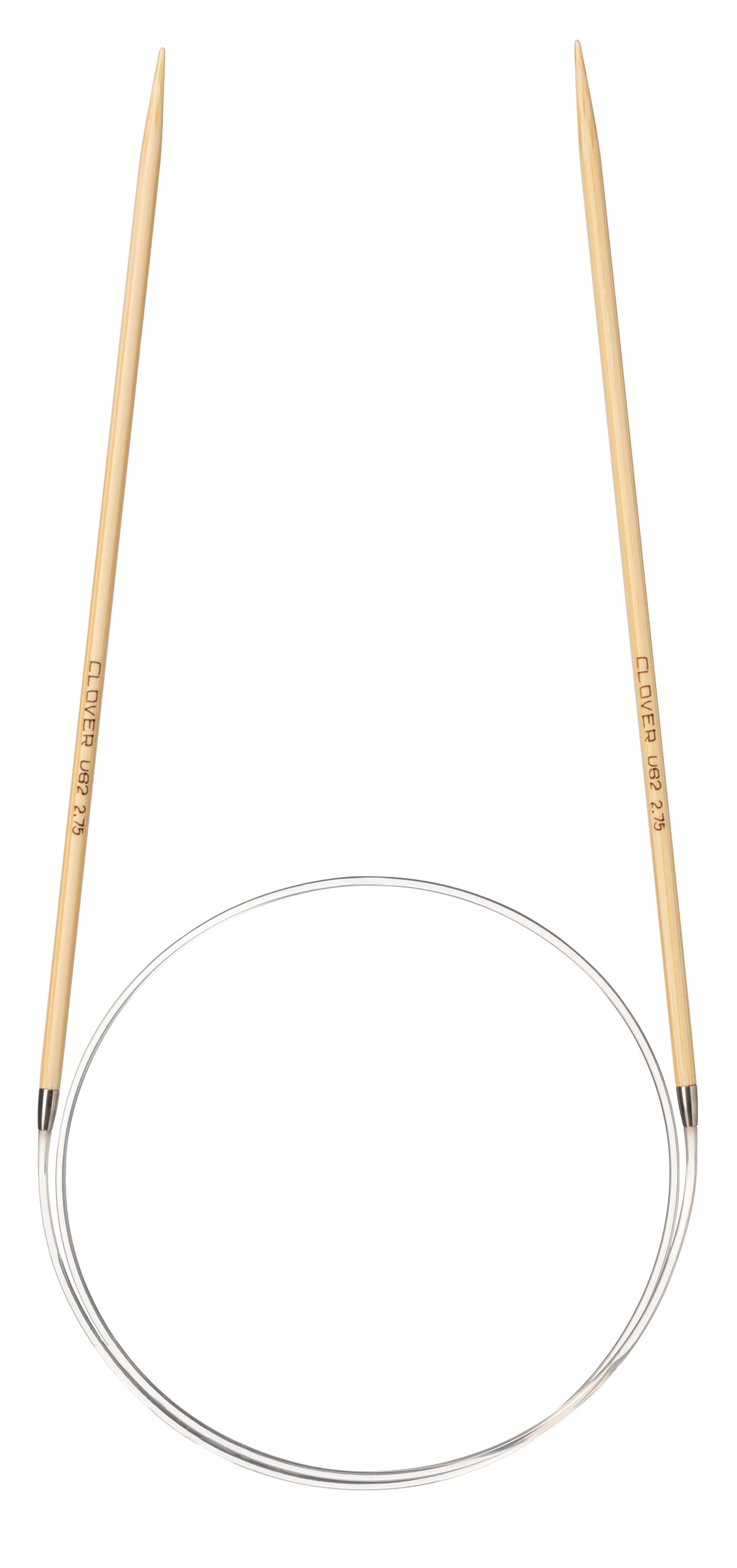 Clover Takumi Pro bamboo circular knitting needle 60cm 2.75mm in packaging