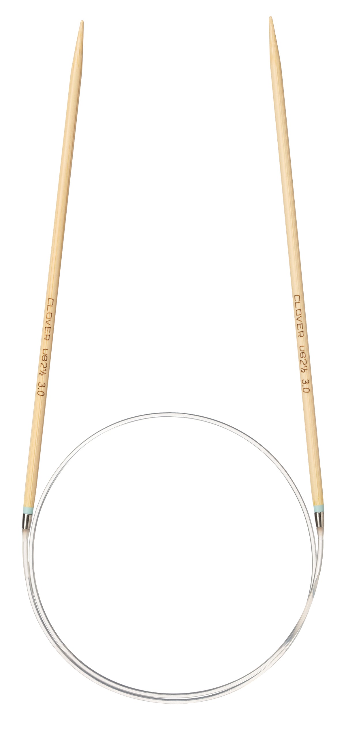 Clover Takumi Pro bamboo circular knitting needle 60cm 3mm in packaging