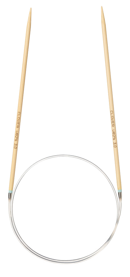 Clover Takumi Pro bamboo circular knitting needle 60cm 3mm in packaging