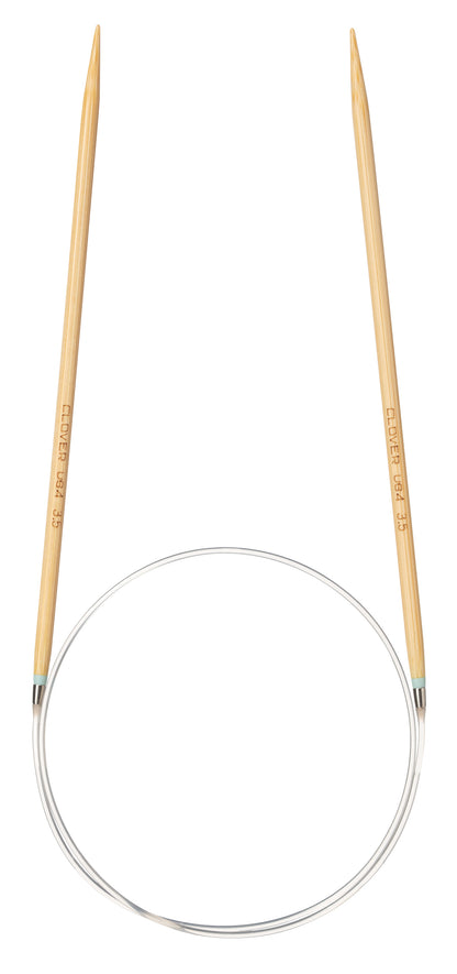 Clover Takumi Pro bamboo circular knitting needle 60cm 3.5mm in packaging