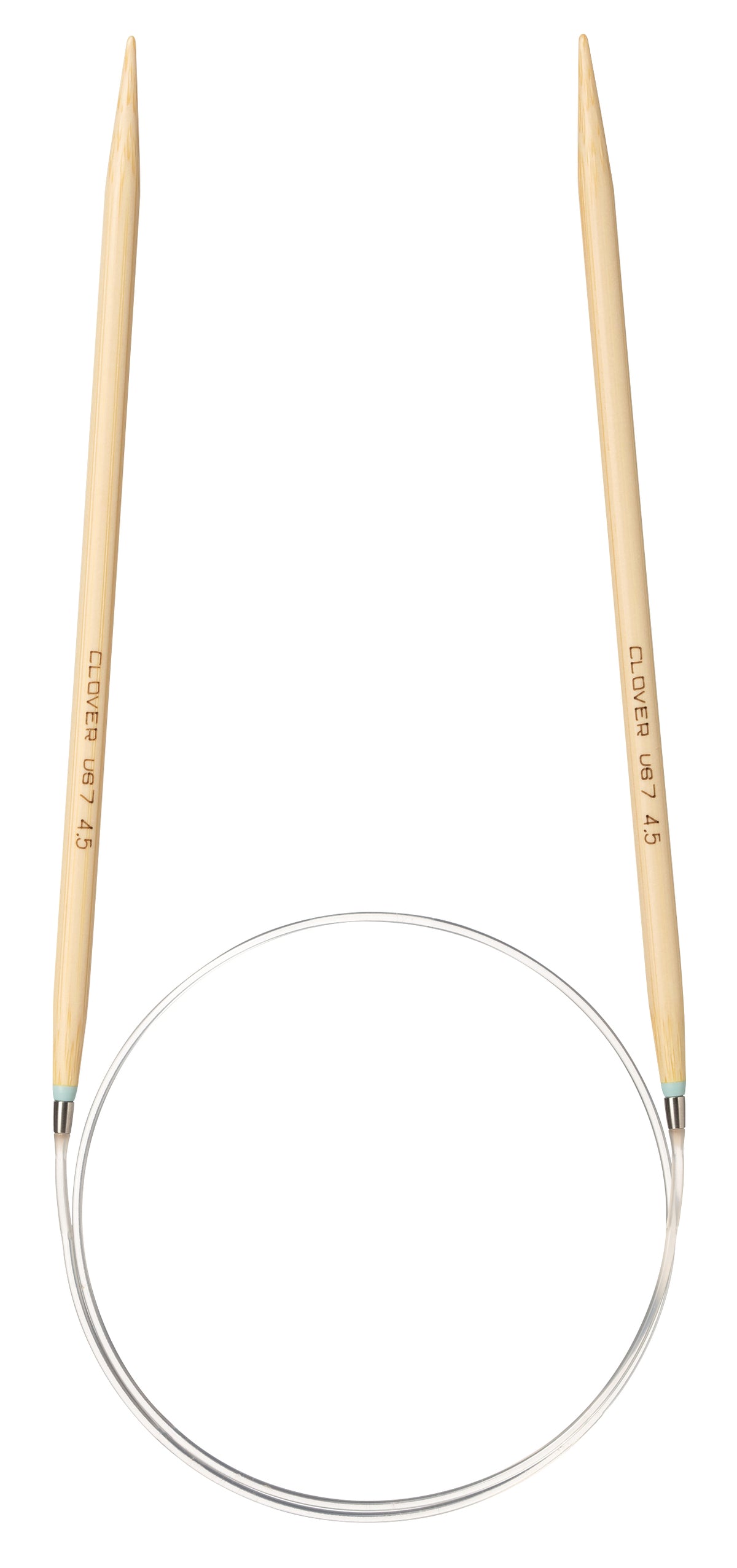 Clover Takumi Pro bamboo circular knitting needle 60cm 4.5mm in packaging