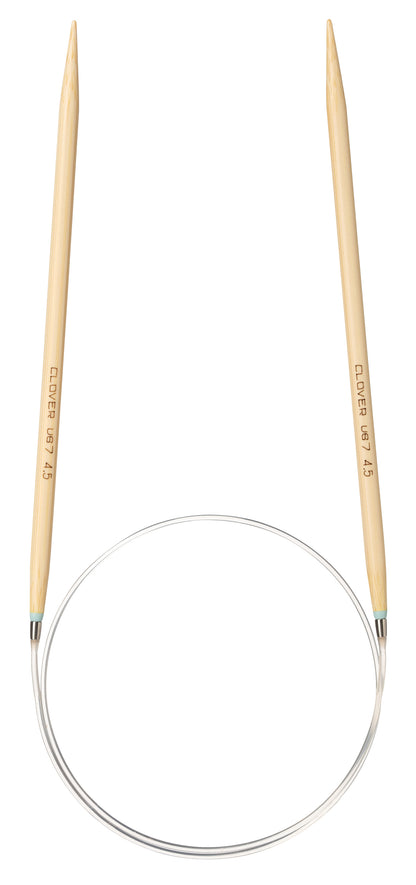 Clover Takumi Pro bamboo circular knitting needle 60cm 4.5mm in packaging