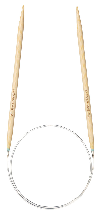 Clover Takumi Pro bamboo circular knitting needle 60cm 5mm in packaging
