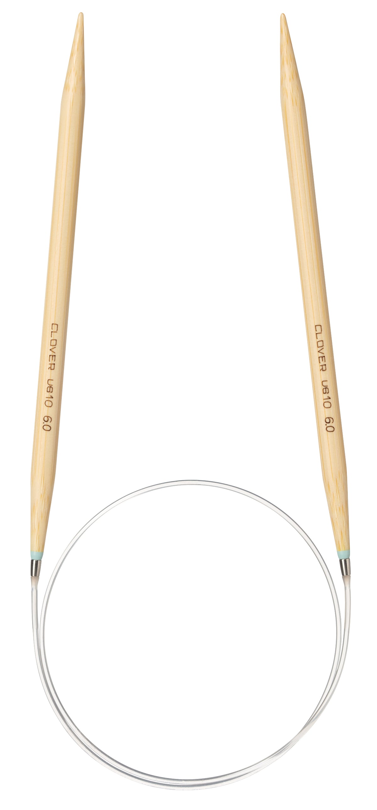 Clover Takumi Pro bamboo circular knitting needle 60cm 6mm in packaging