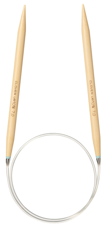 Clover Takumi Pro bamboo circular knitting needle 60cm 7mm in packaging