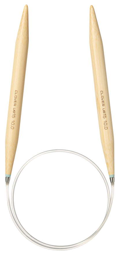 Clover Takumi Pro bamboo circular knitting needle 60cm 10mm in packaging