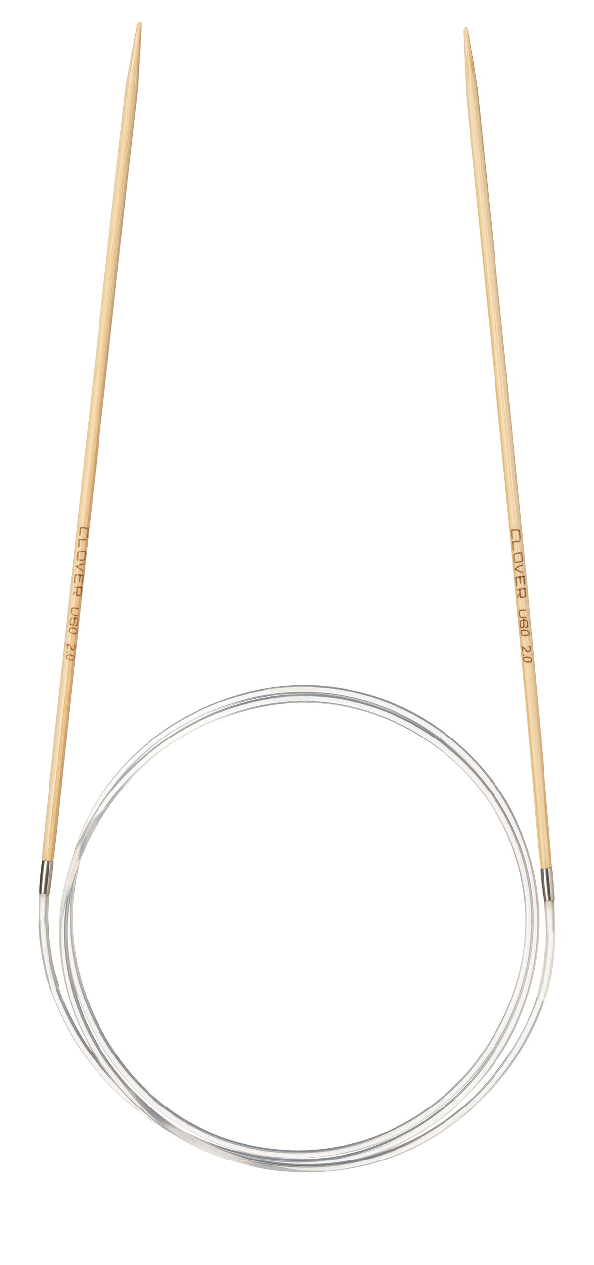 Clover Takumi Pro bamboo circular knitting needle 80cm 2mm in packaging