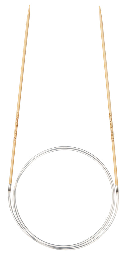 Clover Takumi Pro bamboo circular knitting needle 80cm 2mm in packaging