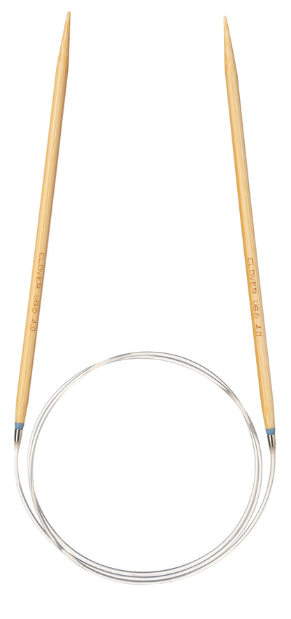Clover Takumi Pro bamboo circular knitting needle 80cm 4mm in packaging