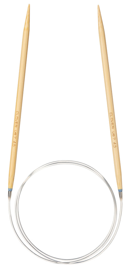 Clover Takumi Pro bamboo circular knitting needle 80cm 4.5mm in packaging