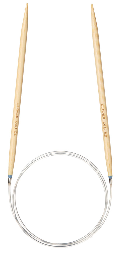 Clover Takumi Pro bamboo circular knitting needle 80cm 5mm in packaging