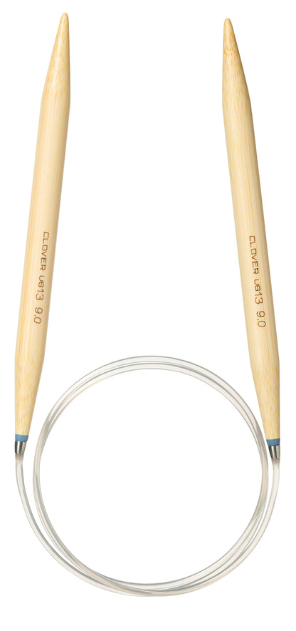 Clover Takumi Pro bamboo circular knitting needle 80cm 9mm in packaging