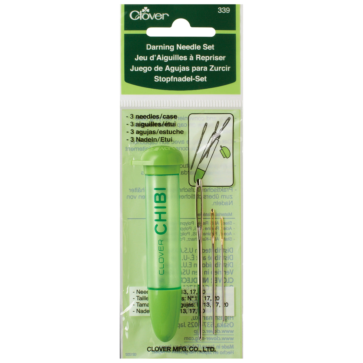Clover Hand Sewing Needles - Darning - Set