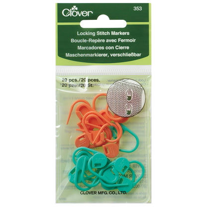 Pack of Clover locking stitch markers