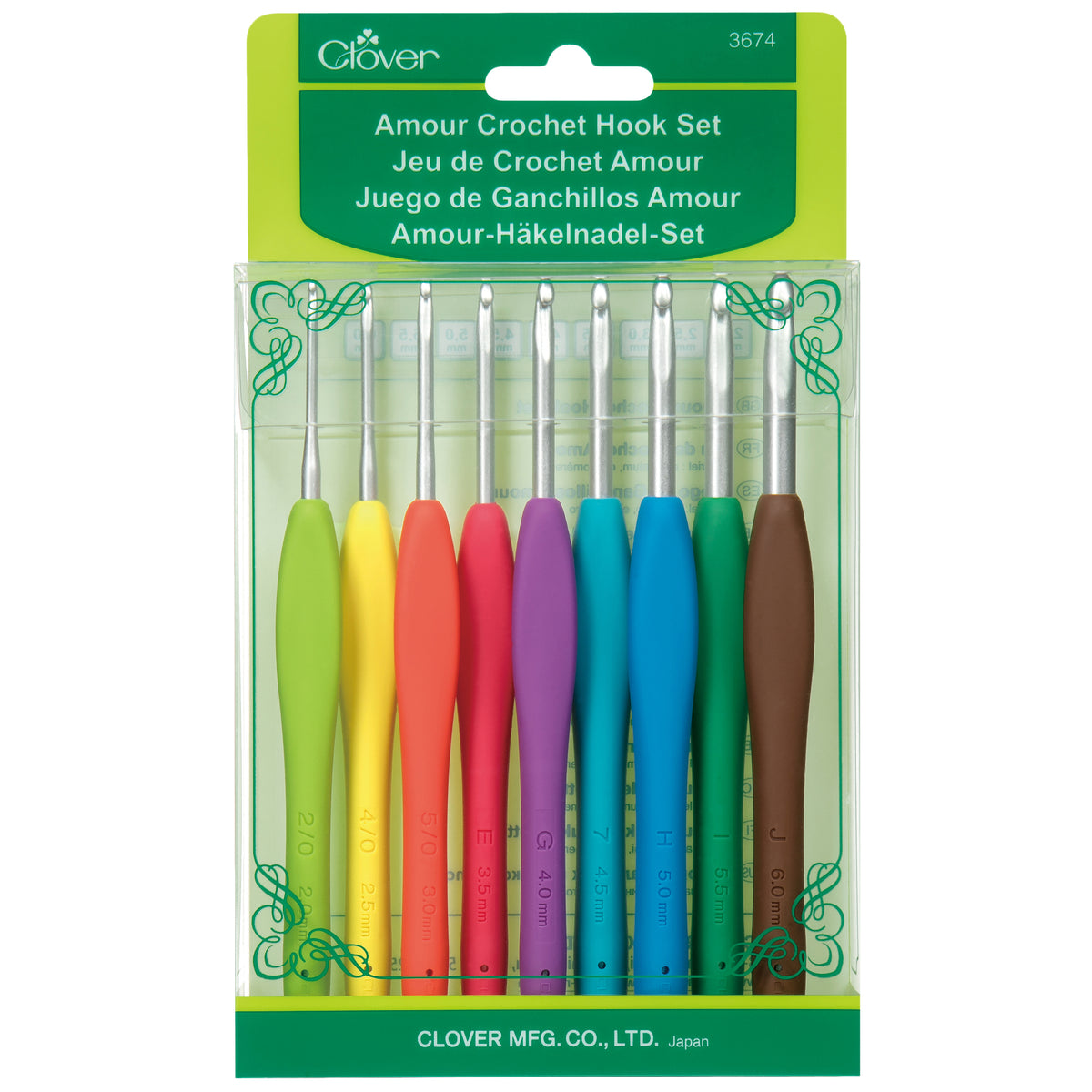 Clover Crochet Hook Set - Amour