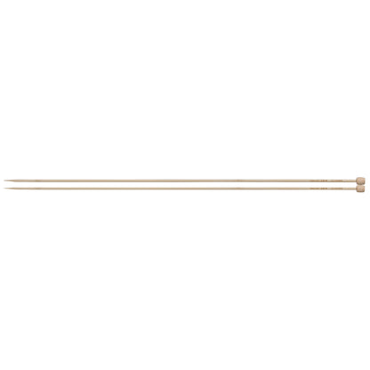 Pair of Clover Takumi bamboo single point knitting needles, 3.25mm