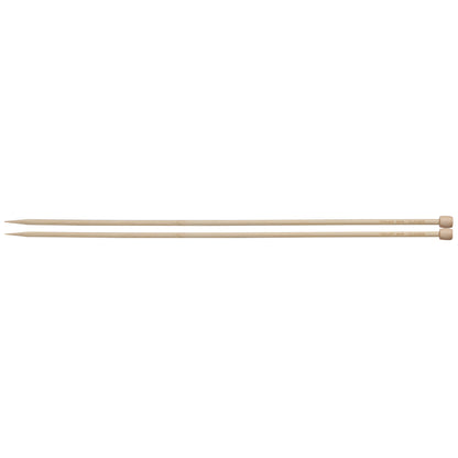 Pair of Clover Takumi bamboo single point knitting needles, 5.5mm