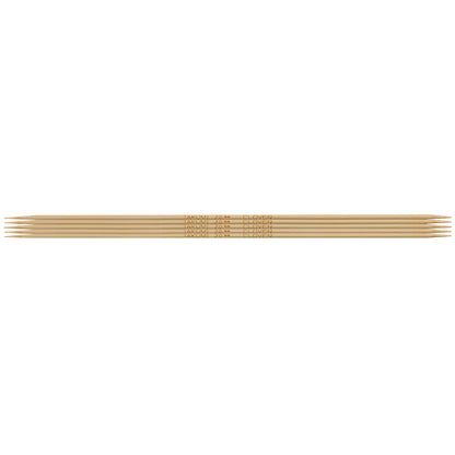 Set of five Clover Takumi bamboo double pointed knitting needles, 2.0mm