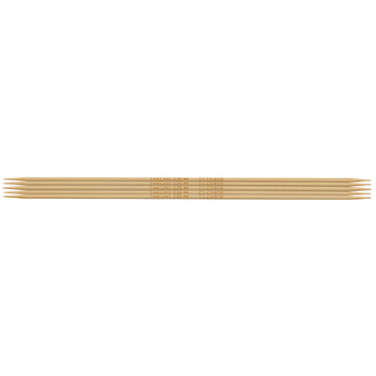 Set of five Clover Takumi bamboo double pointed knitting needles, 2.25mm