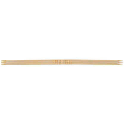 Set of 5 Clover Takumi bamboo double pointed knitting needles, 20cm, 2mm