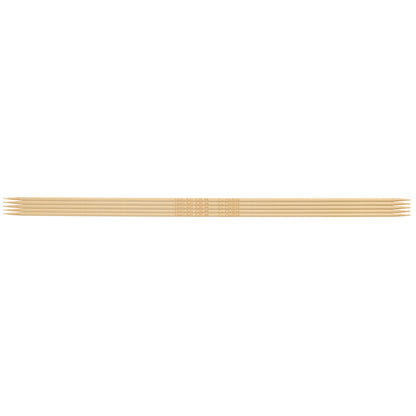 Set of 5 Clover Takumi bamboo double pointed knitting needles, 20cm, 2.25mm