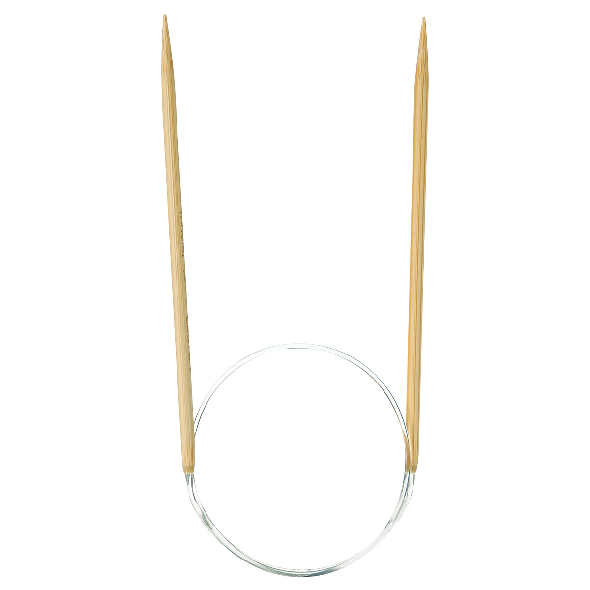 Clover Takumi bamboo fixed circular knitting needle, 40cm, 3.5mm