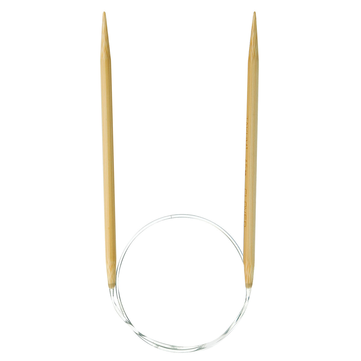 Clover Takumi bamboo fixed circular knitting needle, 40cm, 4.5mm