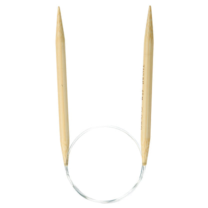 Clover Takumi bamboo fixed circular knitting needle, 40cm, 6.5mm