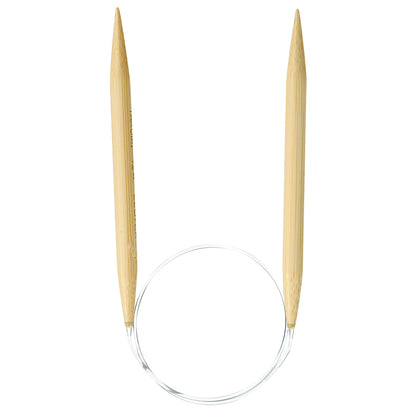 Clover Takumi bamboo fixed circular knitting needle, 40cm, 7mm