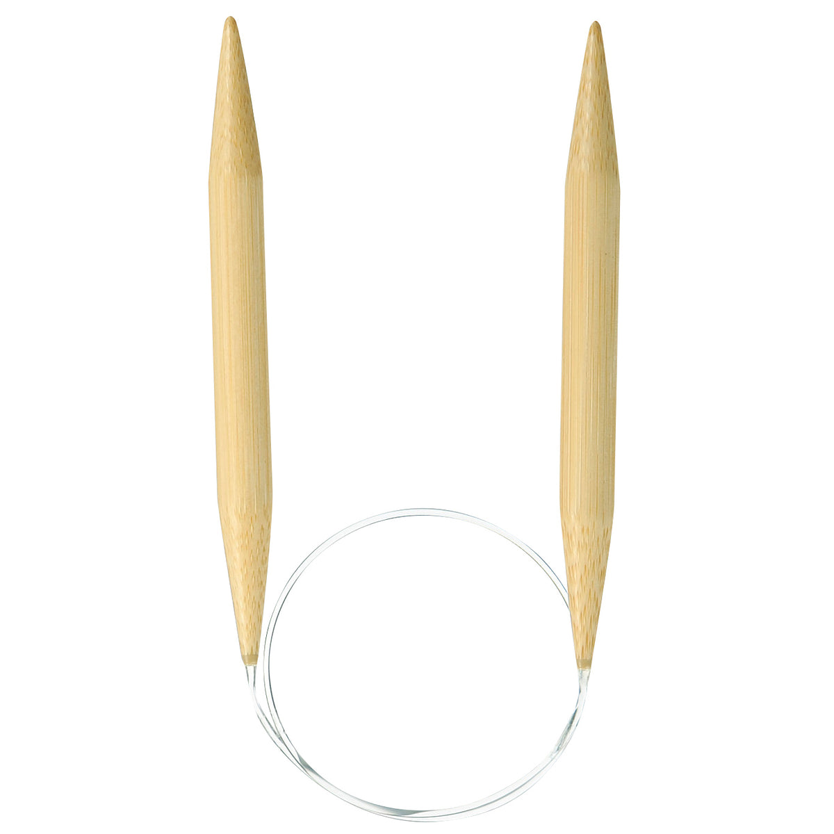 Clover Takumi bamboo fixed circular knitting needle, 40cm, 9mm