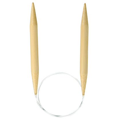Clover Takumi bamboo fixed circular knitting needle, 40cm, 9mm