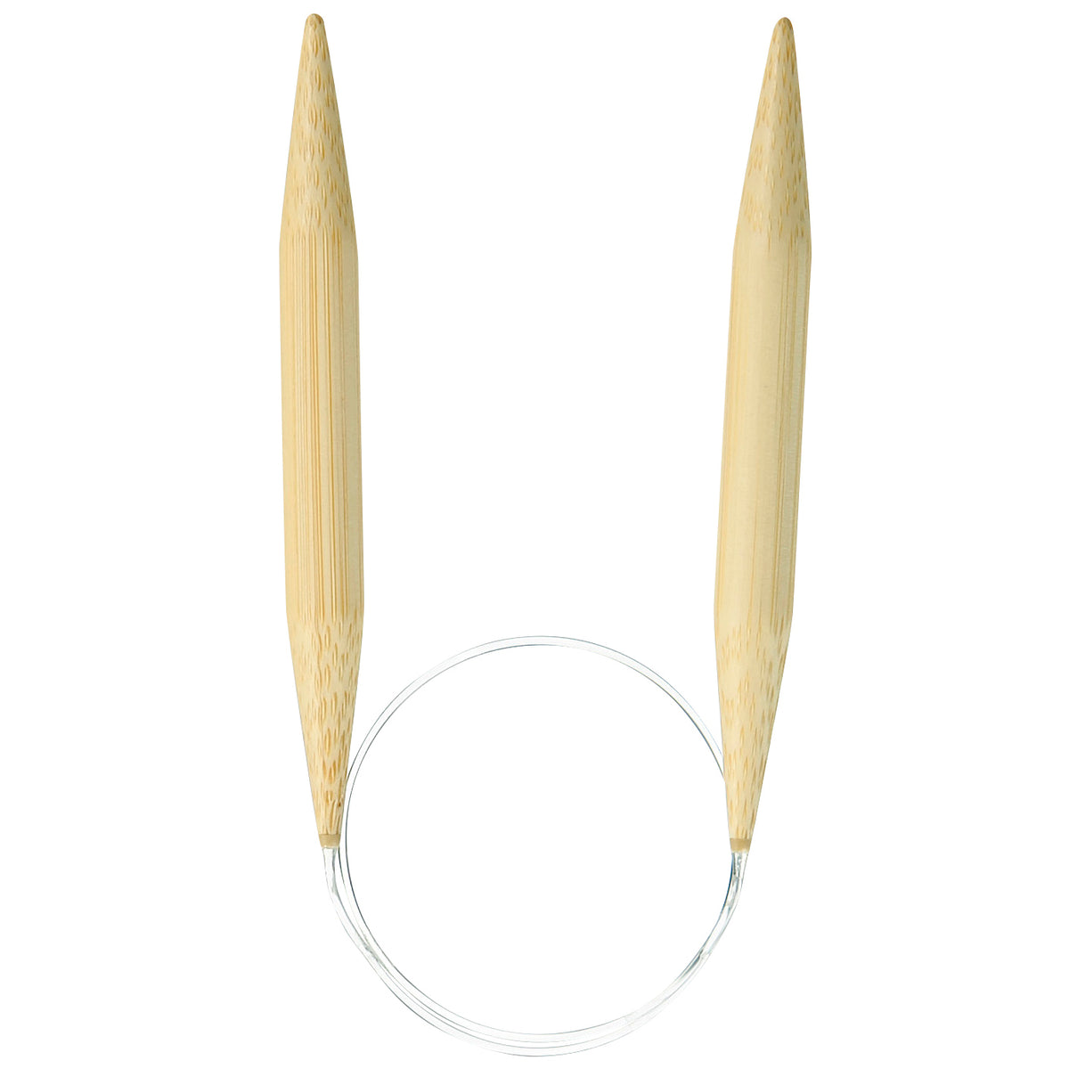 Clover Takumi bamboo fixed circular knitting needle, 40cm, 10mm