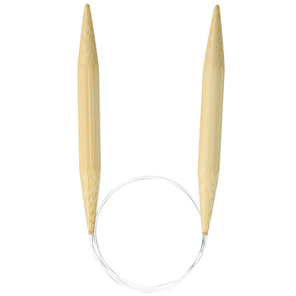 Clover Takumi bamboo fixed circular knitting needle, 40cm, 10mm