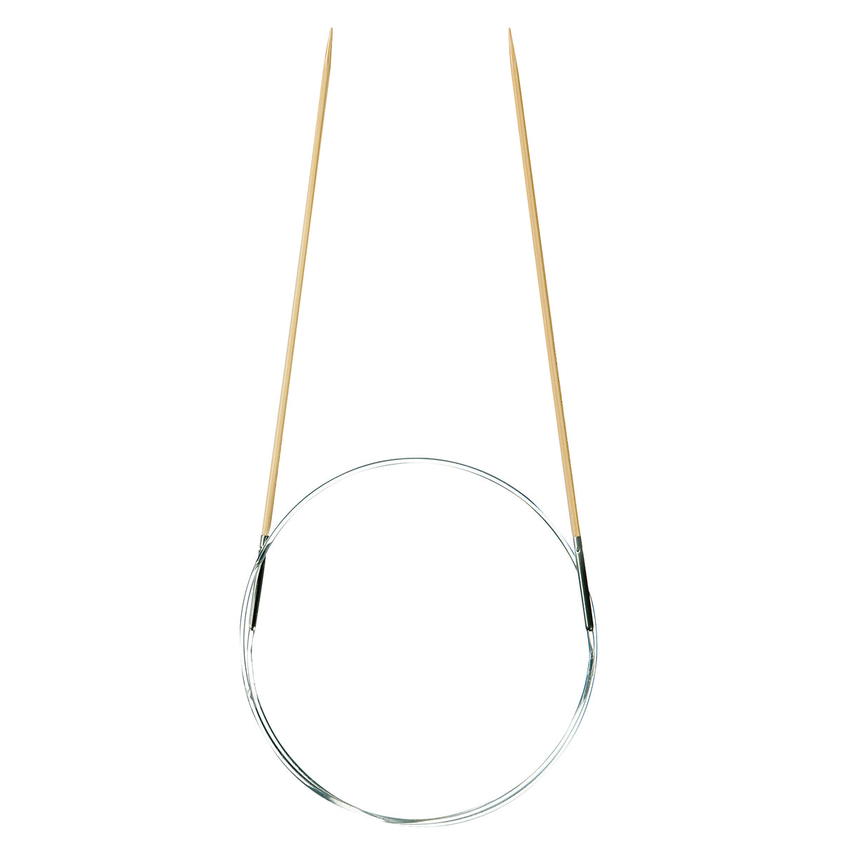 Clover Takumi bamboo fixed circular knitting needle, 60cm, 2mm