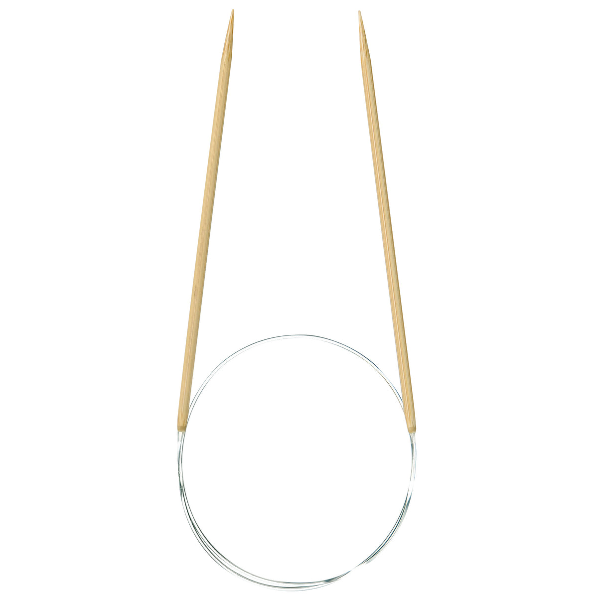 Clover Takumi bamboo fixed circular knitting needle, 3.5mm, 60cm