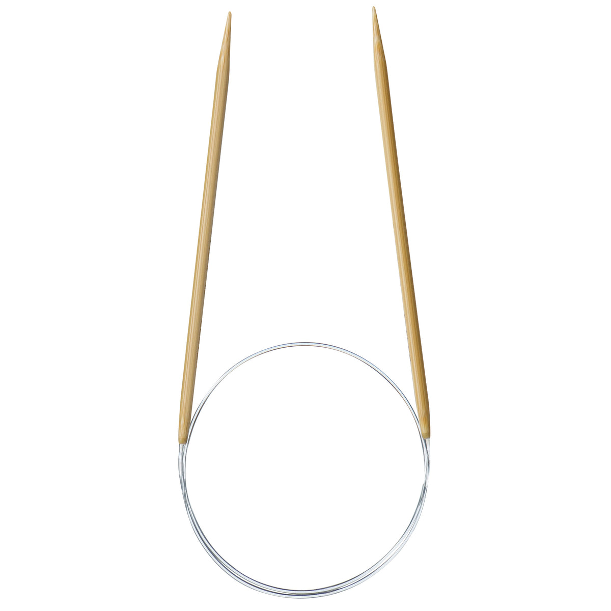 Clover Takumi bamboo fixed circular knitting needle, 4mm, 60cm