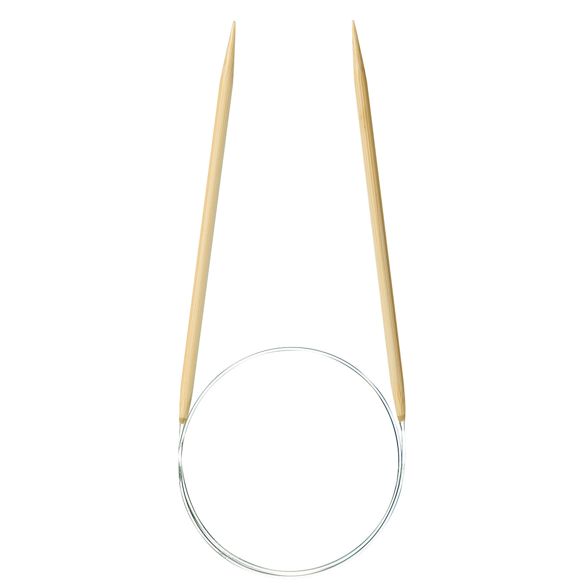 Clover Takumi bamboo fixed circular knitting needle, 4.5mm, 60cm