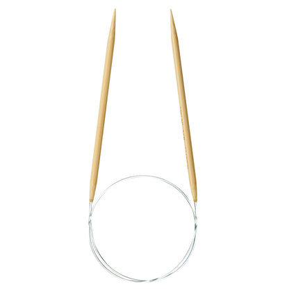 Clover Takumi bamboo fixed circular knitting needle, 5mm, 60cm