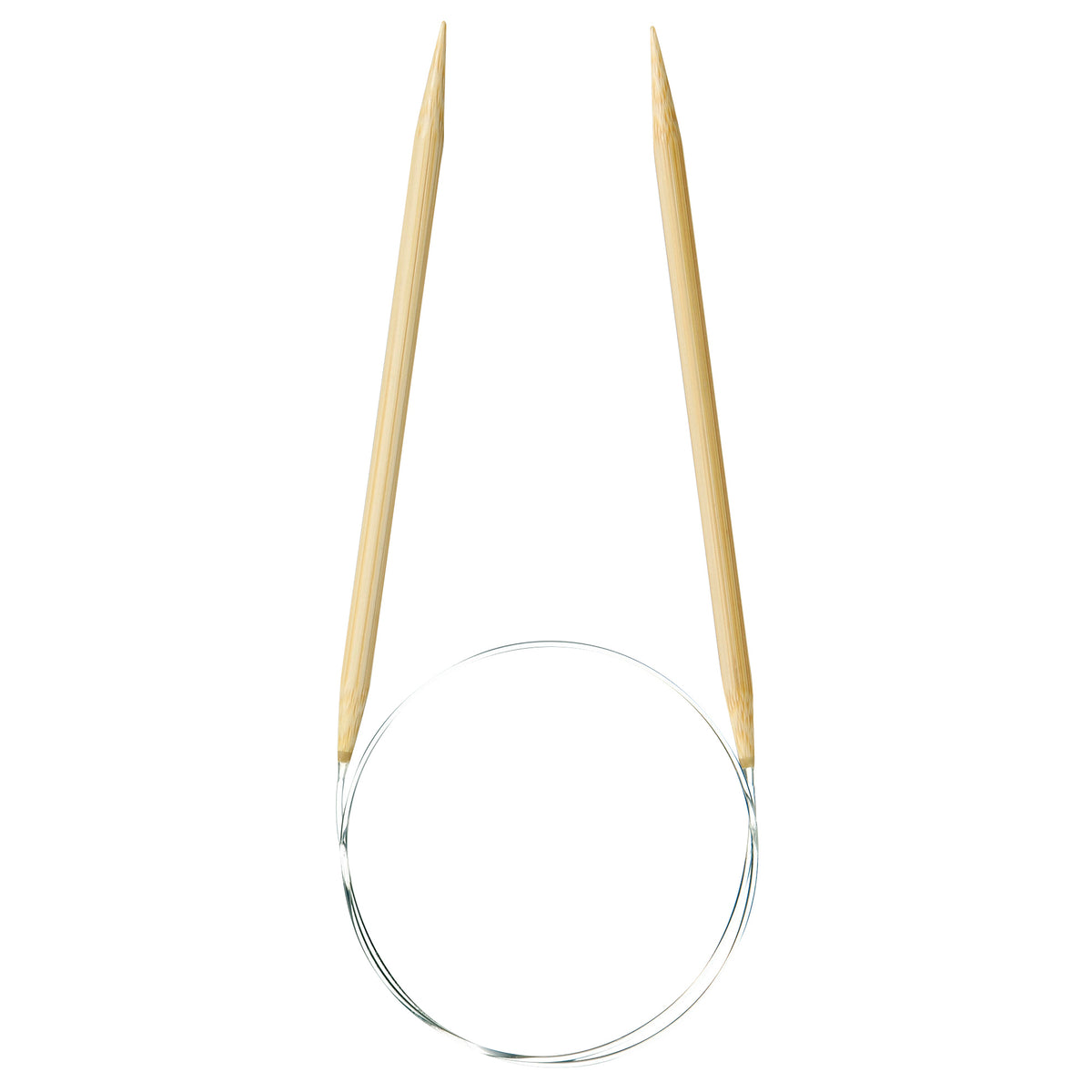 Clover Takumi bamboo fixed circular knitting needle, 5.5mm, 60cm