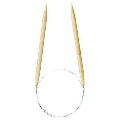 Clover Takumi bamboo fixed circular knitting needle, 7mm, 60cm