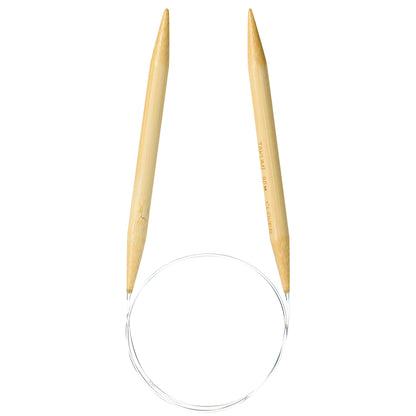 Clover Takumi bamboo fixed circular knitting needle, 9mm, 60cm