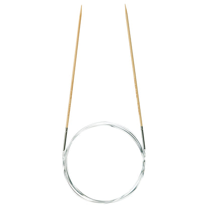 Clover Takumi bamboo fixed circular knitting needle, 2.25mm, 100cm