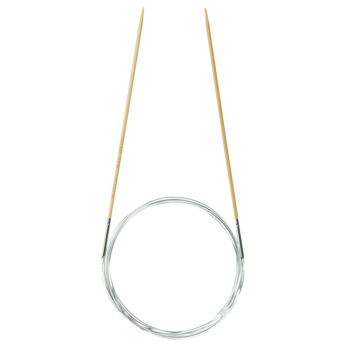 Clover Takumi bamboo fixed circular knitting needle 120cm 2mm