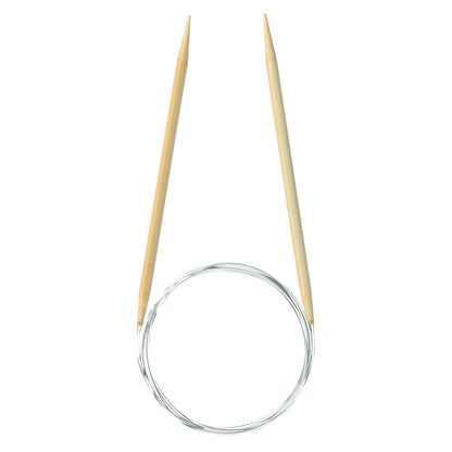 Clover Takumi bamboo fixed circular knitting needle 120cm 5mm
