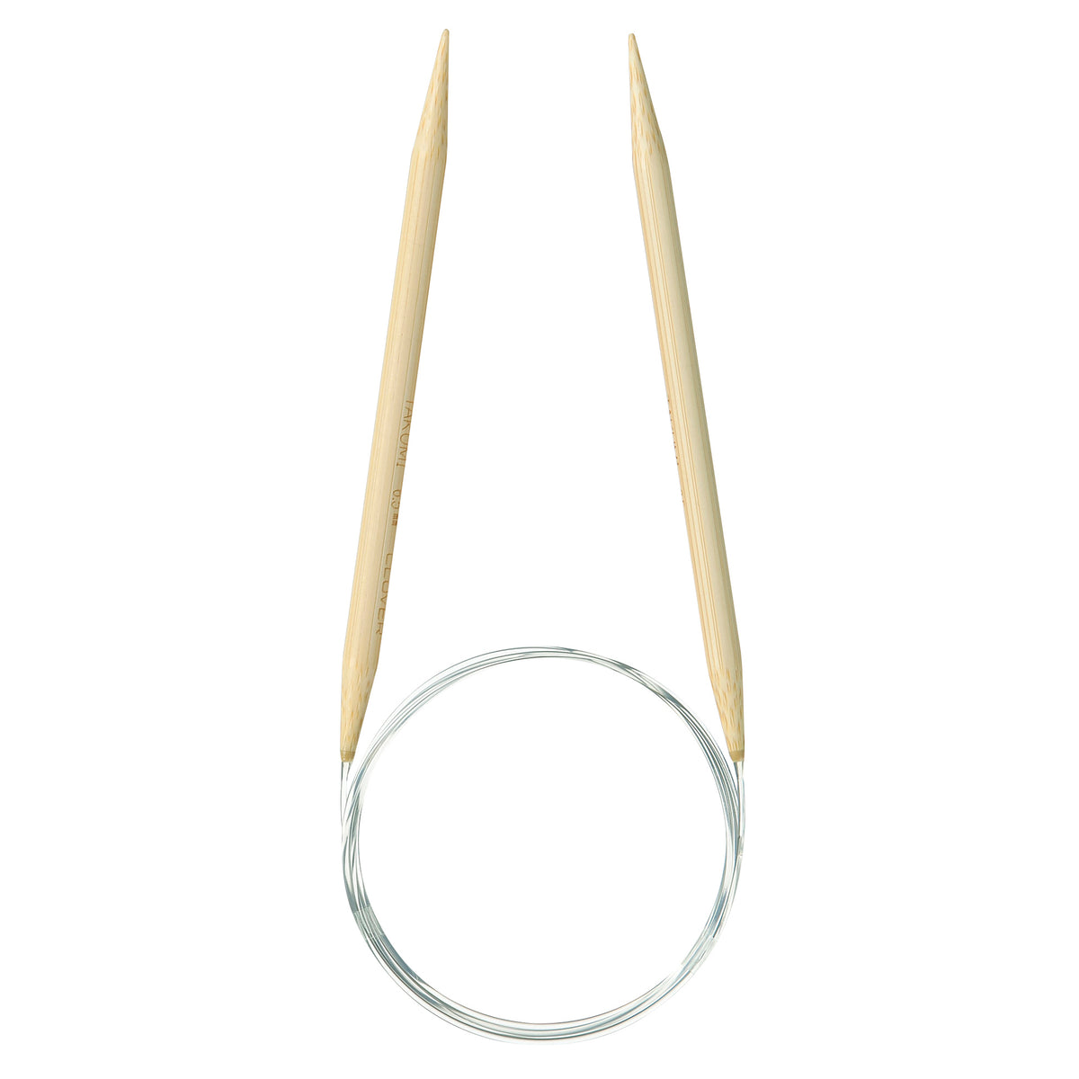 Clover Takumi bamboo fixed circular knitting needle 120cm 6.5mm