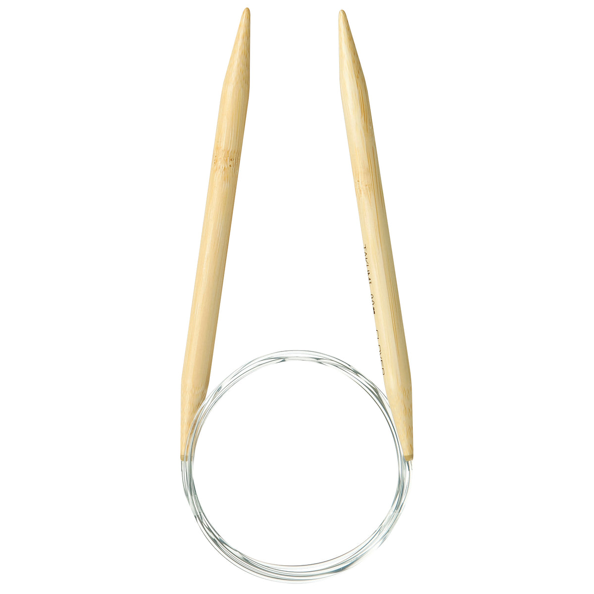 Clover Takumi bamboo fixed circular knitting needle 120cm 9mm