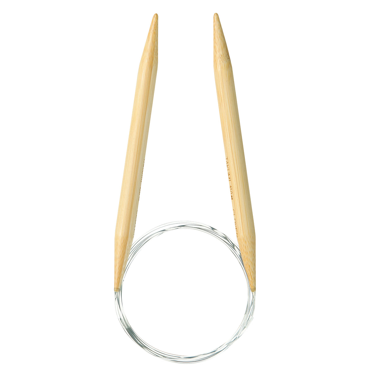 Clover Takumi bamboo fixed circular knitting needle 120cm 10mm