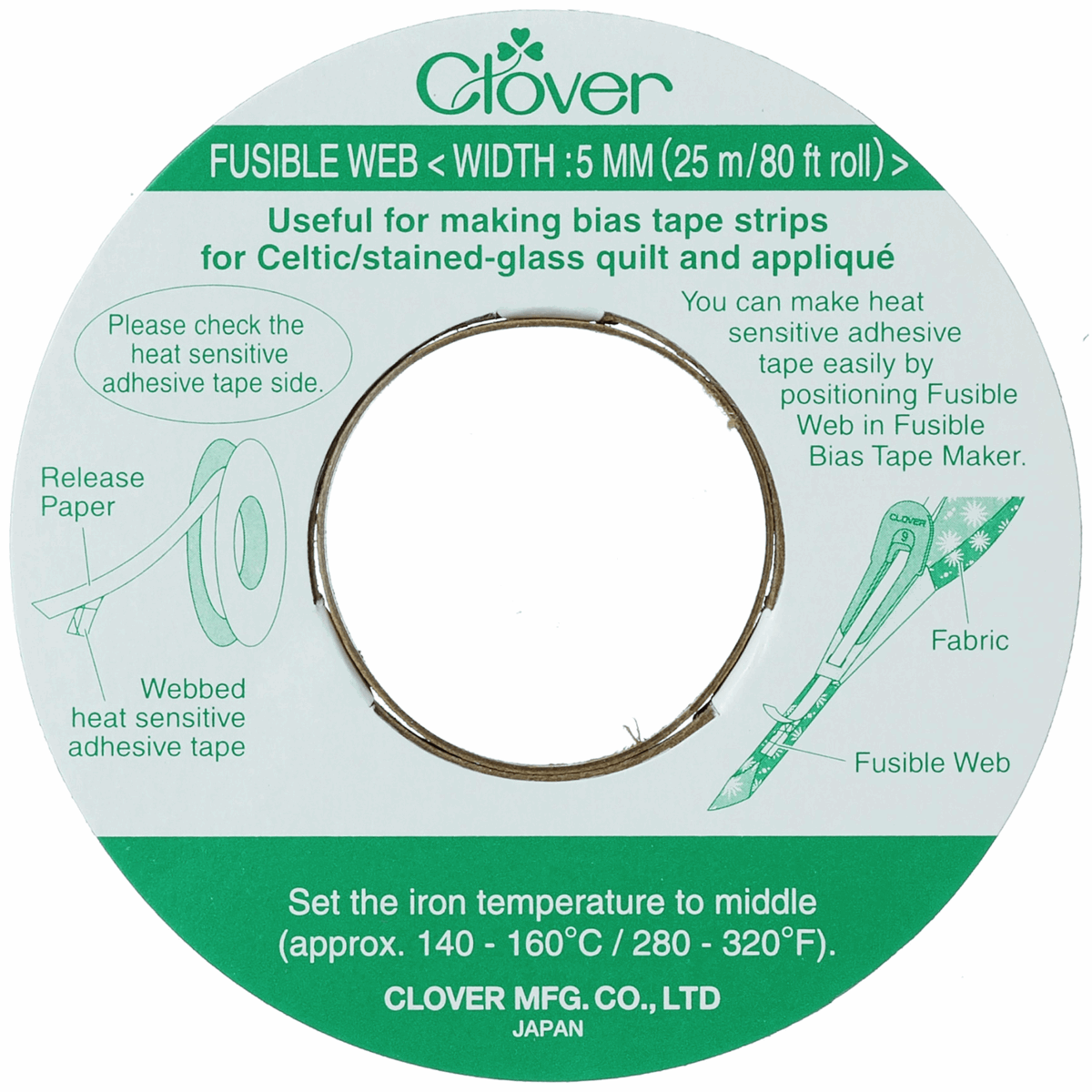 Clover Fusible Web - 25m x 5mm